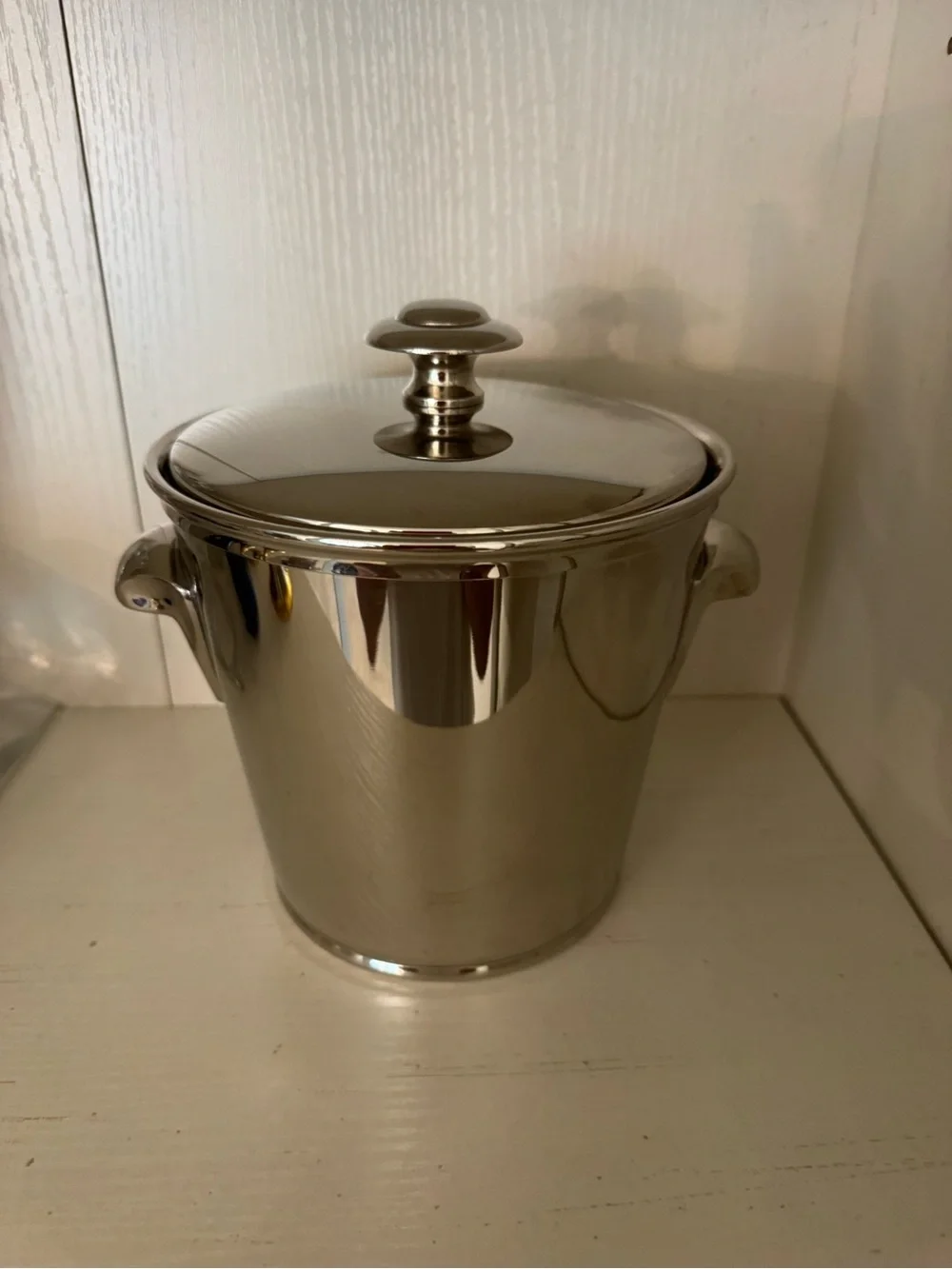 Pottery Barn Stainless Steel Ice Bucket - Silver